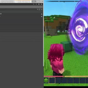 Hytale Asset Editor Timelapse - Preview of Making VFX Fragment Portal（Hytale 资产编辑器延时摄影——制作 VFX 裂隙传送门的预览）