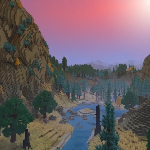 Hytale World Generation: Taiga Biome Showcase（Hytale 世界生成：针叶林生物群系展示）