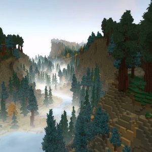 Hytale World Generation: Erosion Effect Example（Hytale 世界生成：侵蚀效果示例）