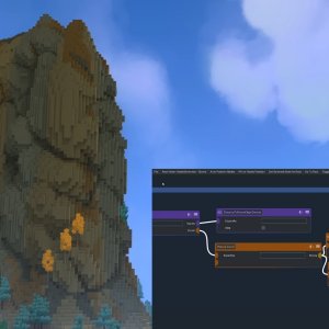 Hytale World Generation: Cliff Example（Hytale 世界生成：悬崖示例）