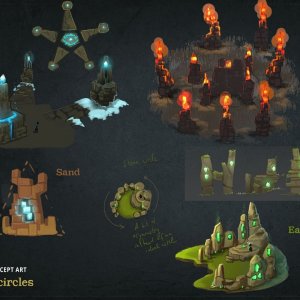 Hytale Concept Art - Stone circles（Hytale 概念美术——石阵）