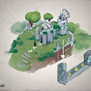 Hytale Concept Art - Gaian Portal（Hytale 概念美术——盖亚之门）