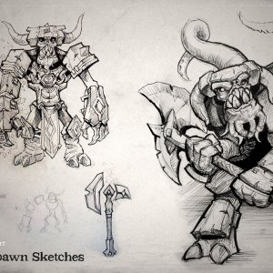 Hytale Concept Art - Varyn's Spawn Sketches（Hytale 概念美术——Varyn 造物草图）