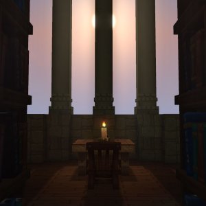 Library at Dusk（黄昏时的图书馆）