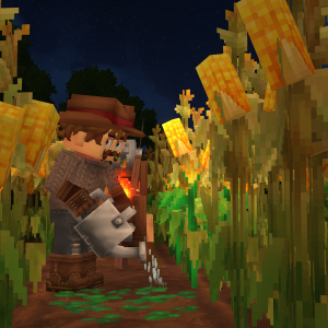 Watering Corn（浇灌玉米）