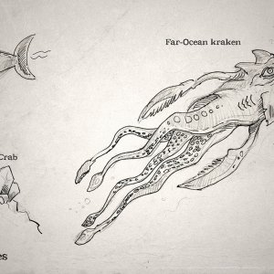 Hytale Concept Art - Sea Creatures（Hytale 概念美术——海洋生物）