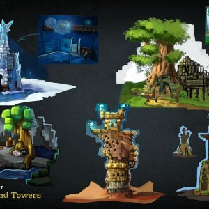 Hytale Concept Art - Dungeons and Towers（Hytale 概念美术——地牢与塔）