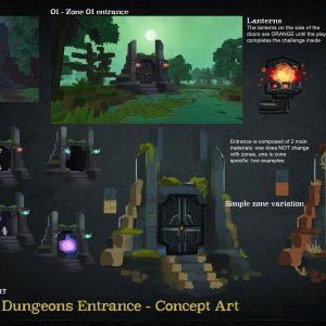 Hytale Concept Art - Challenge Dungeons Entrance - Concept Art（Hytale 概念美术——挑战地牢入口概念美术）
