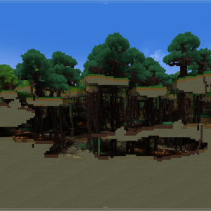 Forest Cross-Section（森林剖面图）