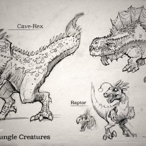 Hytale Concept Art - Tropical Jungle Creatures（Hytale 概念美术——热带丛林生物）