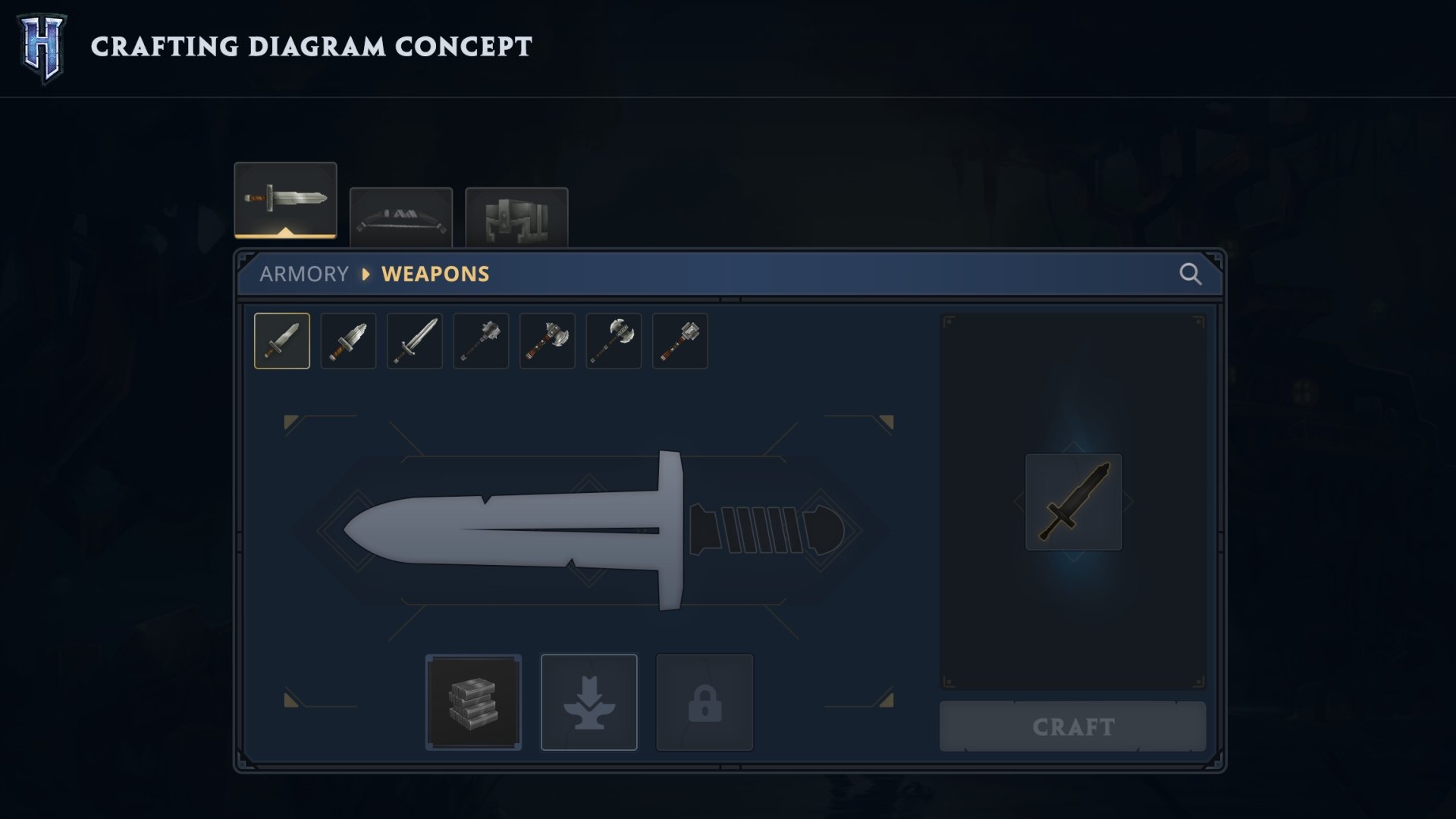 Crafting Diagram Concept（合成图示概念）