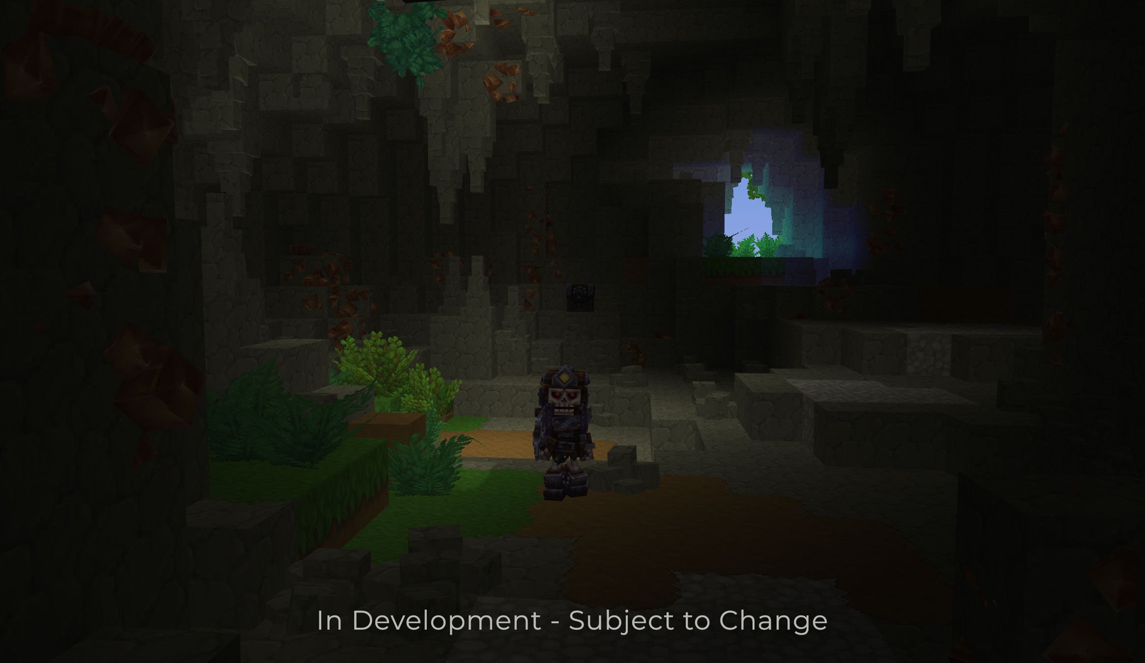 Undead Miner in Cave（洞穴中的亡灵矿工）