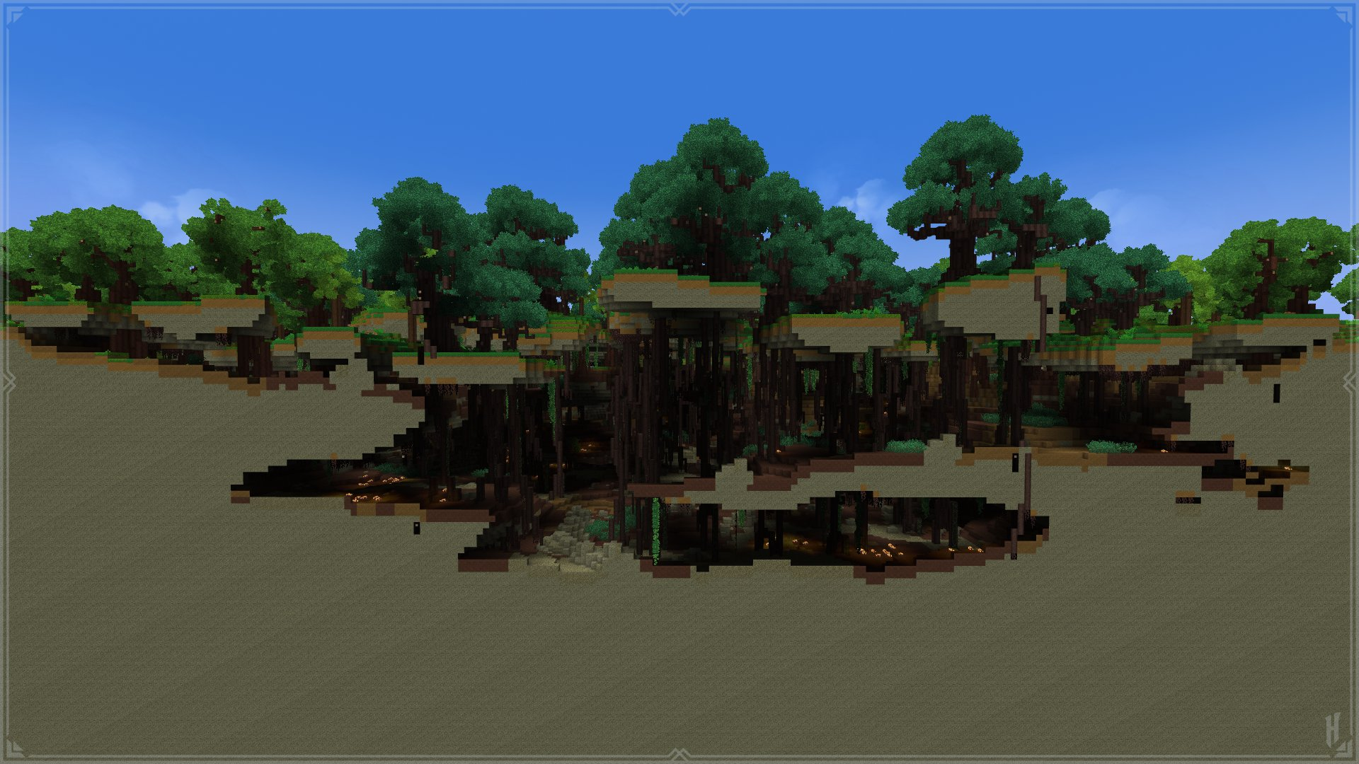 Forest Cross-Section（森林剖面图）