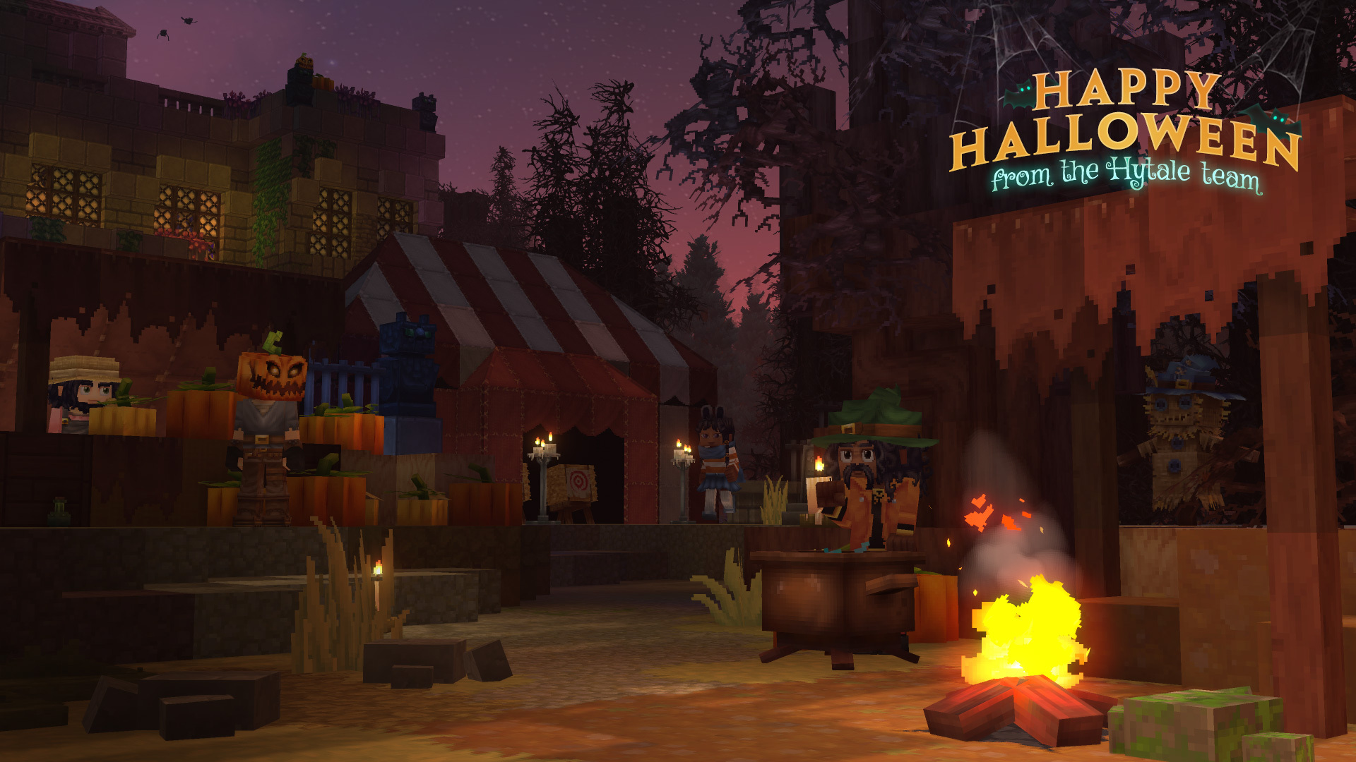 Happy Halloween from the Hytale Team（来自 Hytale 团队的万圣节快乐）