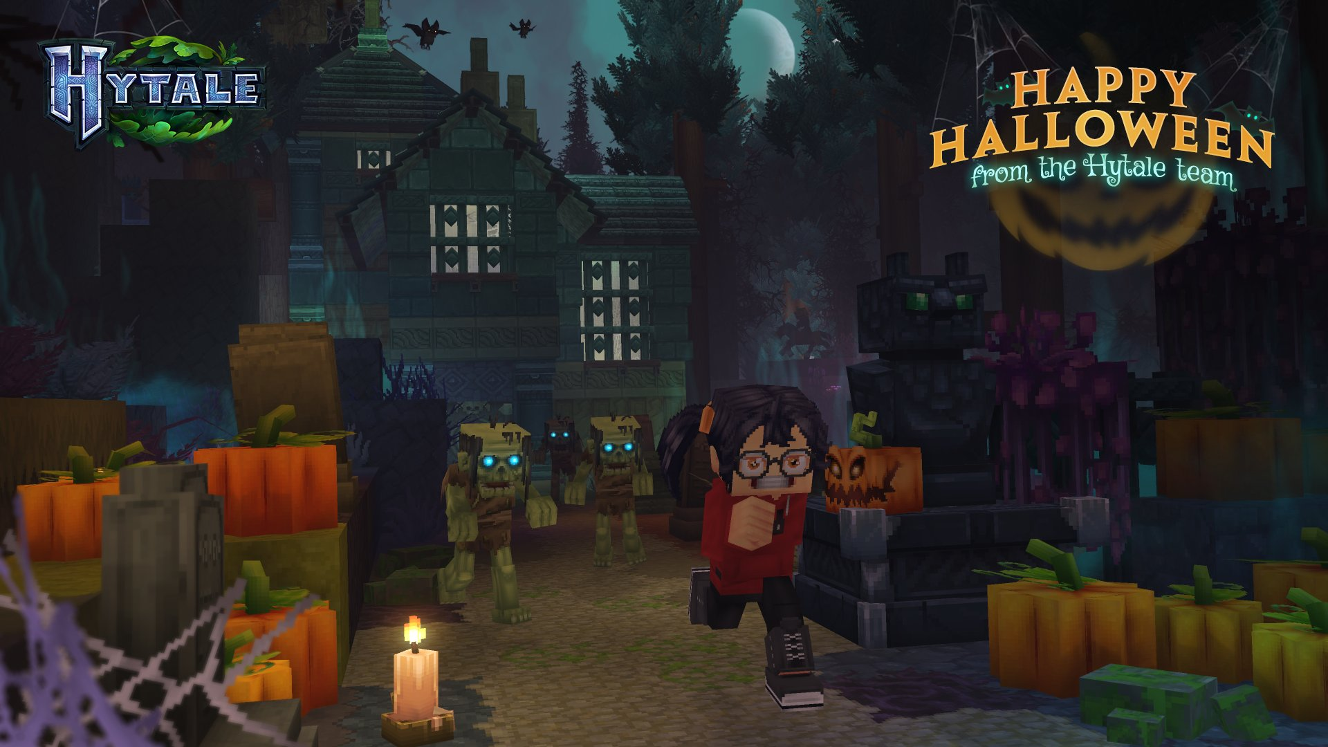 Happy Halloween from the Hytale Team（来自 Hytale 团队的万圣节快乐）