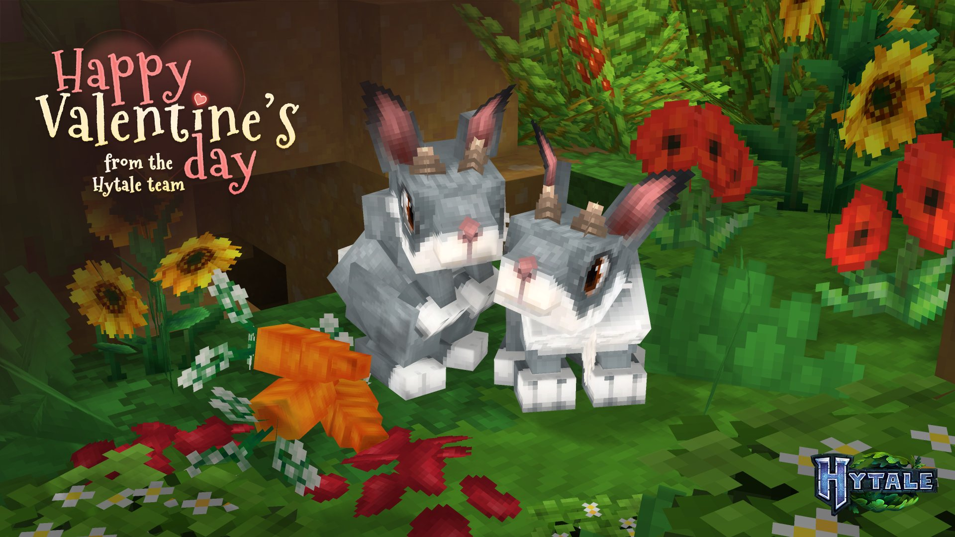 Happy Valentine's Day from the Hytale Team（来自 Hytale 团队的情人节快乐）
