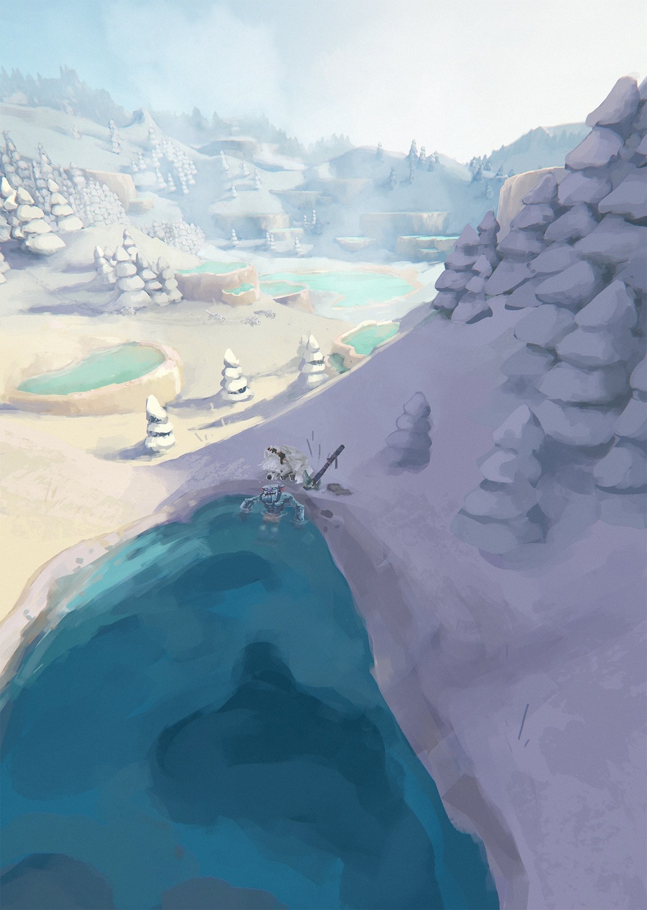 Hot Springs Concept（温泉概念设计）