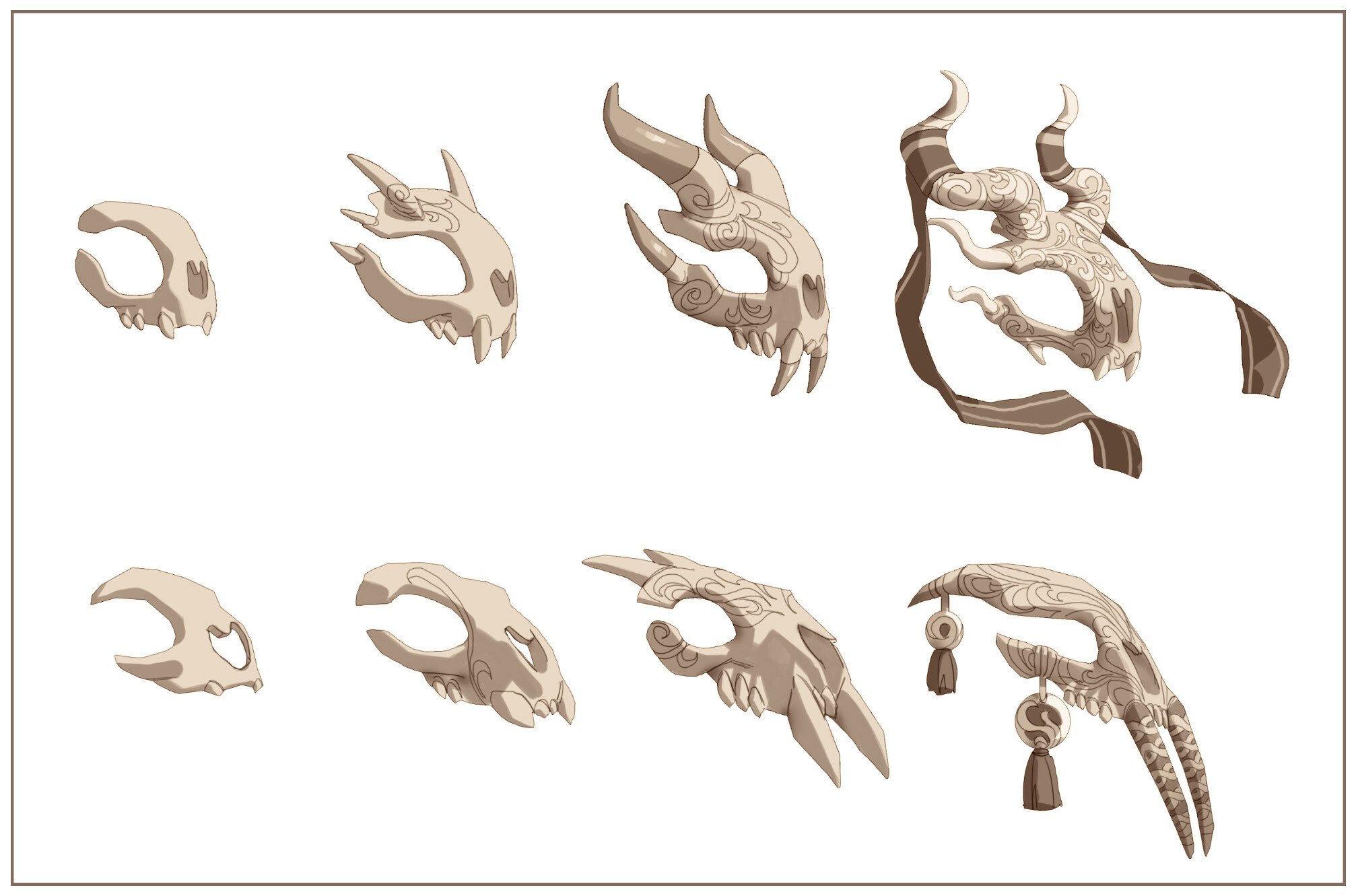 Feran Mask Concepts（Feran 面具概念设计）