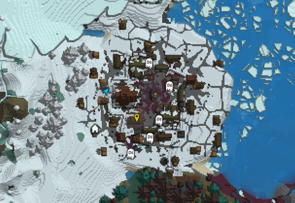 Zone 3 Outlander Settlement Map（区域 3 Outlander 聚落地图）