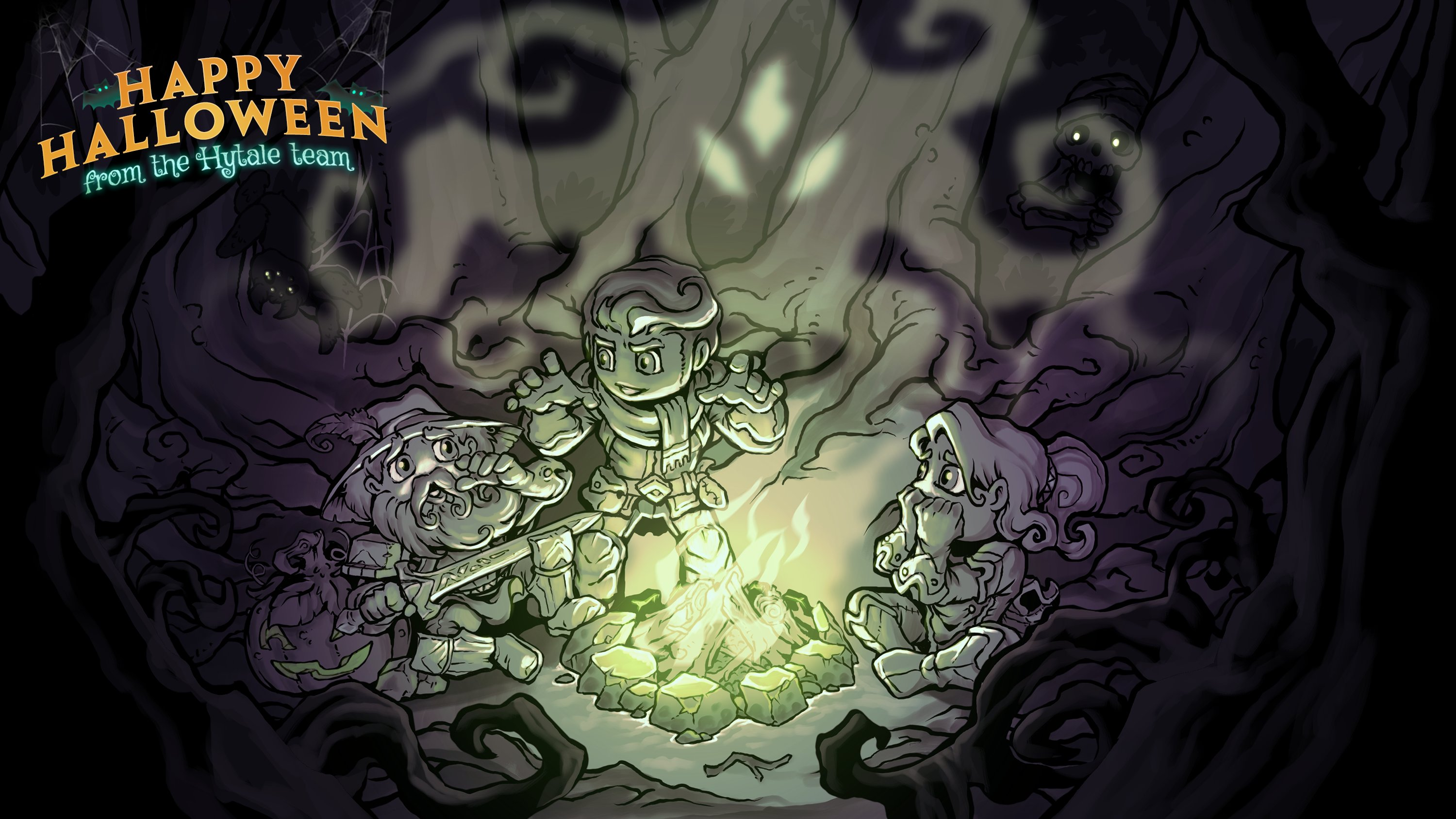 Hytale Halloween 2023 Postcard（Hytale 2023 年万圣节明信片）