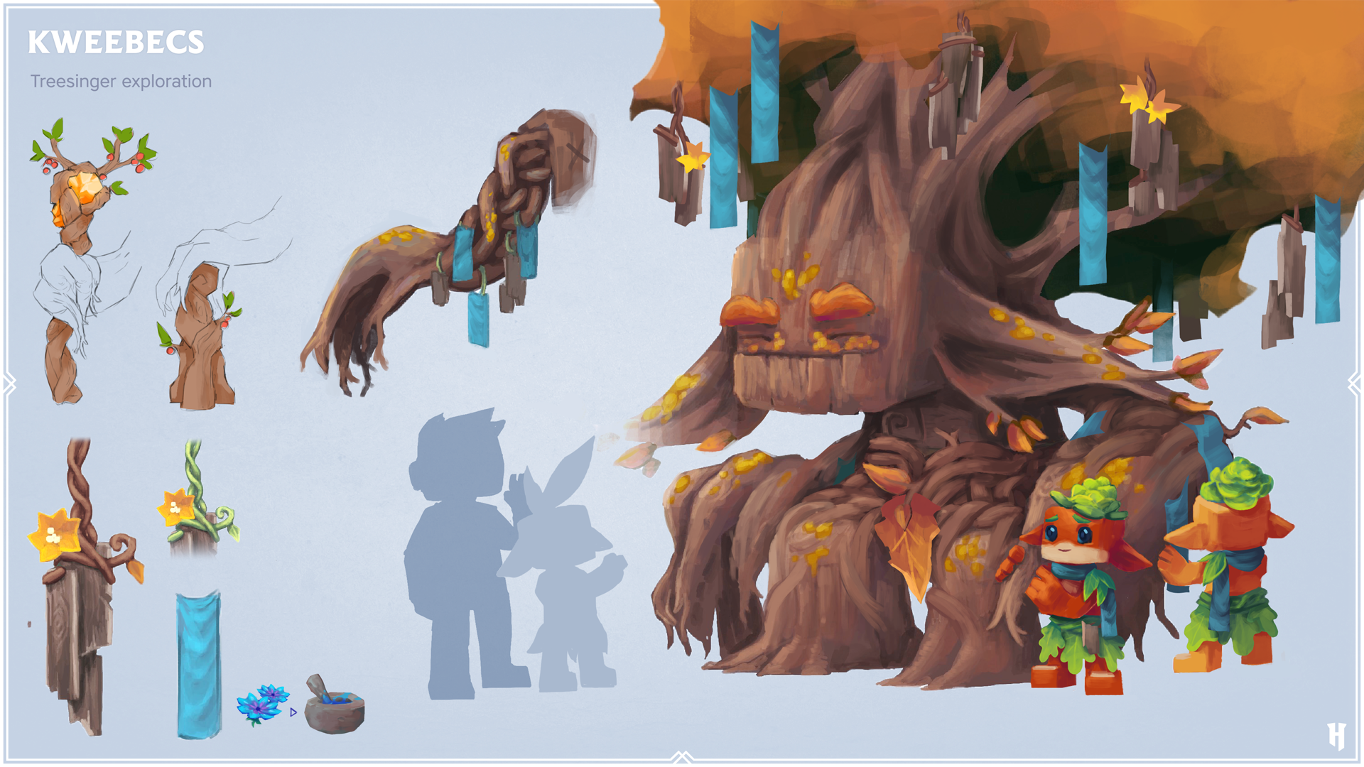 Kweebec Treesinger Concept（Kweebec Treesinger 概念设计）