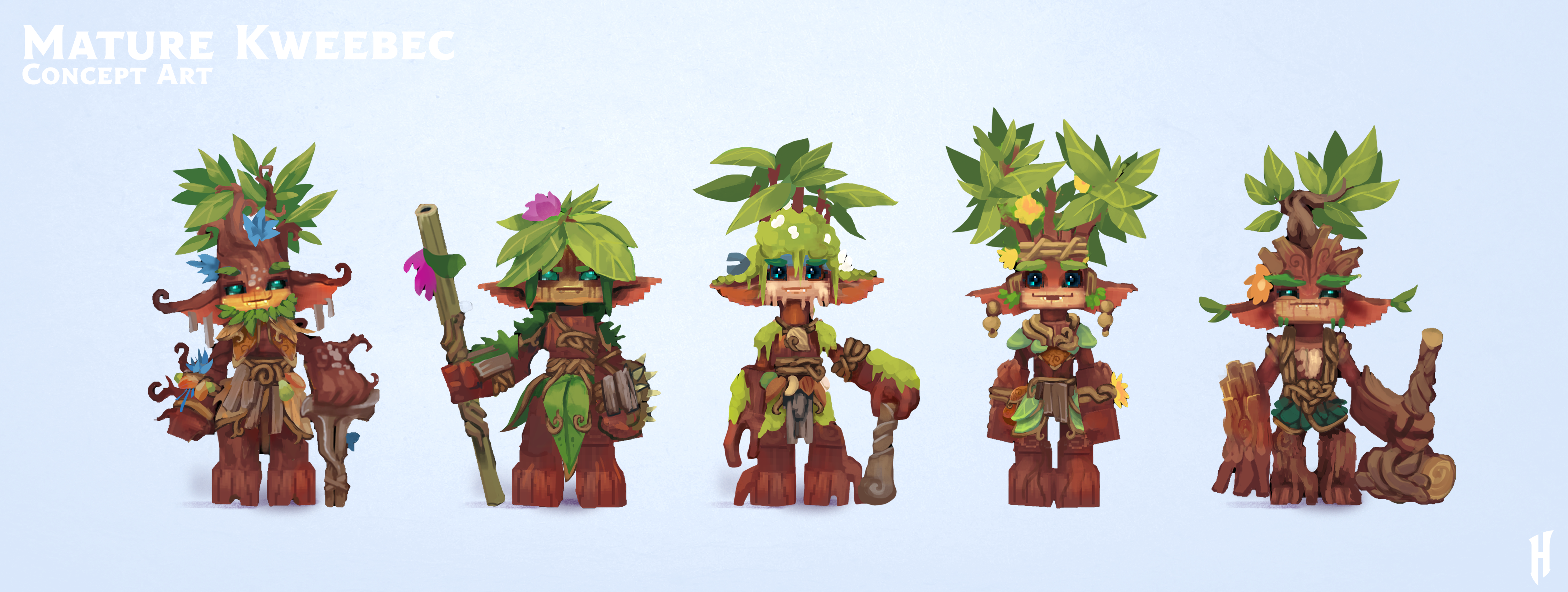 Mature Kweebec Concept Art 02（成年 Kweebec 概念美术 02）