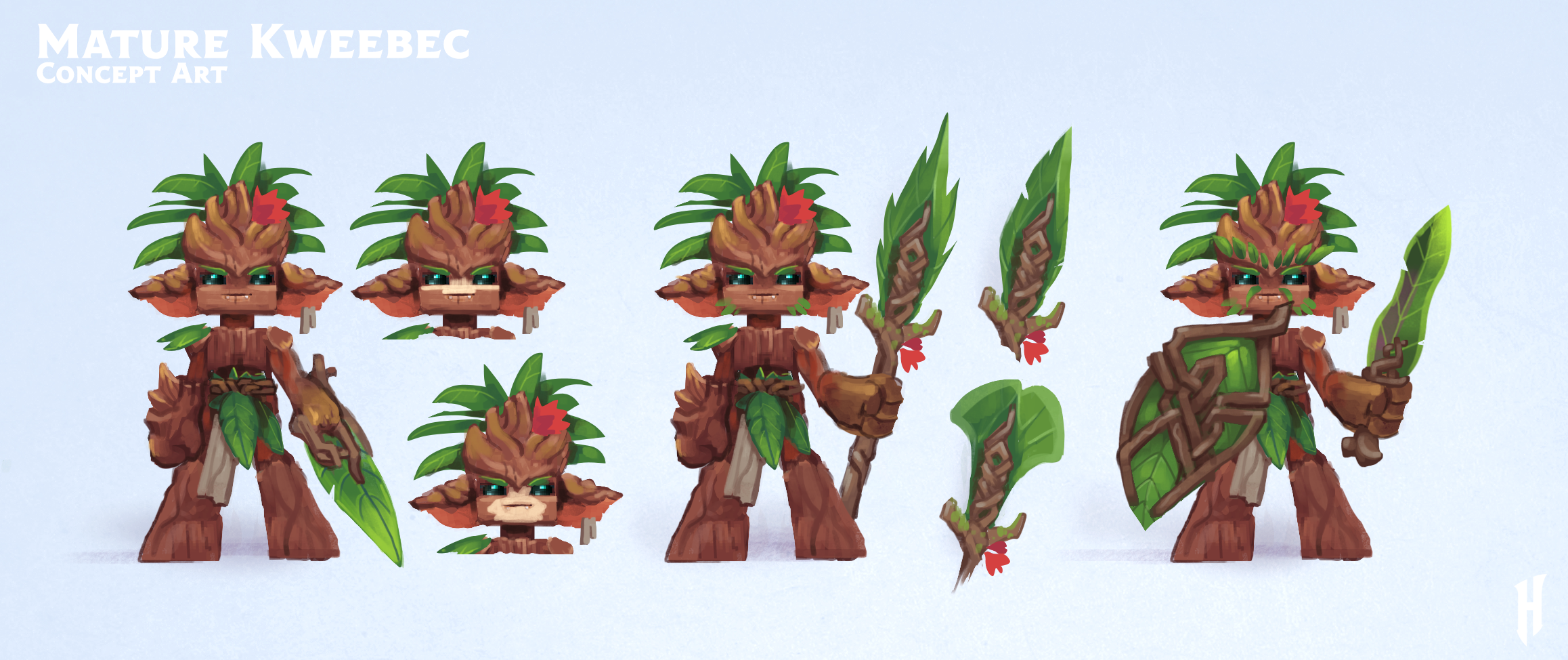 Mature Kweebec Concept Art 01（成年 Kweebec 概念美术 01）
